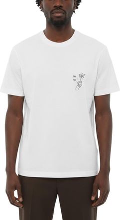 Neil Barrett White Slim Crew Neck T-Shirt