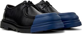 Camper Junction Cap Toe Penny Loafer in Black at Nordstrom, Size 36