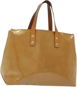 Louis Vuitton Pre-owned Vintage Handtas - Dames - Vintage Handtas - Beige - ONE Size - Leer - Vintage