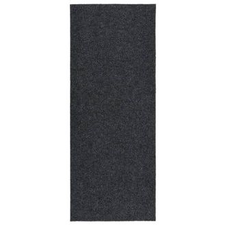 Berkfield Home Dirt Trapper Carpet Runner 100x250 cm Anthracite in Black | Size: 100 cm diameter