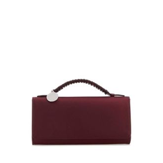 Stella McCartney Stella Mccartney Burgundy Satin Falabella Handbag