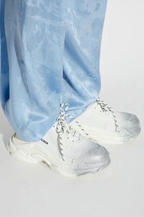 Balenciaga Triple S Sports Shoes, Womens, White
