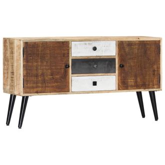 vidaXL Vidaxl - Aparador De Madera Maciza De Mango 118x30x62 Cm