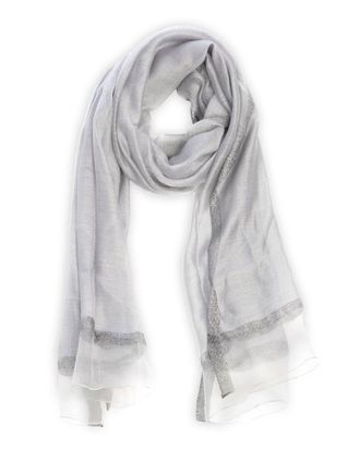 Saachi Saachi Shimmer & Shine Silk-Blend Scarf