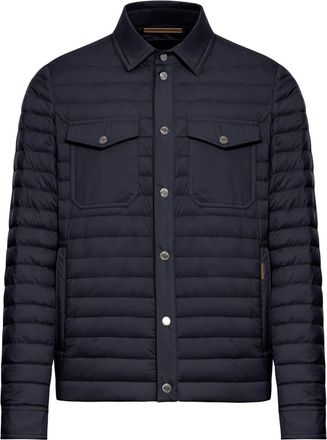 Moorer quilted padded jacket - Blue