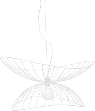 Globen Lighting Flexible Design Pendellampe Ray &oslash; 70 cm - Weiss