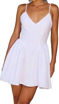 Runaway The Label Henrietta Mini Dress In White