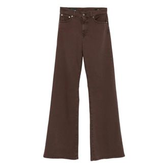 Dondup Wide Jeans, female, Brown, W29, Amber Trousers