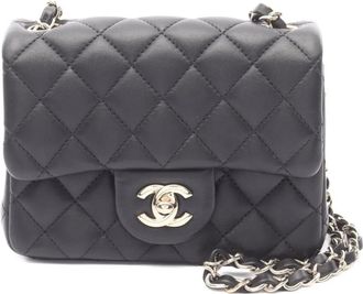 Chanel Borsa a spalla Classic Flap mini 2021 - Nero