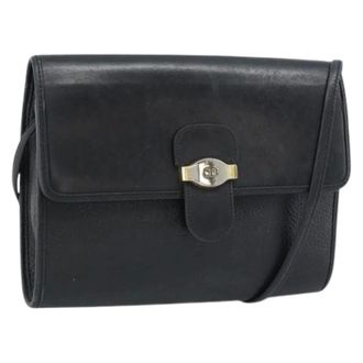 Dior Pre-owned Vintage Schoudertas - Dames - Pre-owned - Zwart - Maat: ONE Size Leer