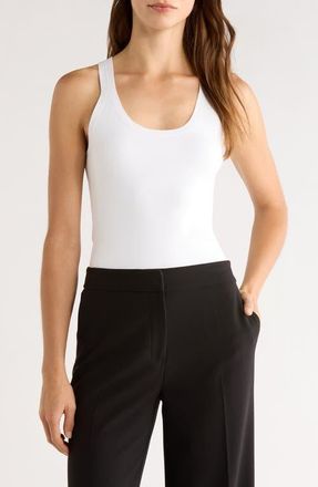 Vince Scoop Neck Tank in Off White at Nordstrom, Size X-Large