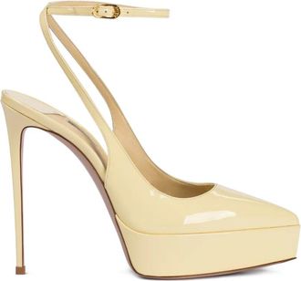 Le Silla Pumps Uma con cinturino posteriore - Giallo