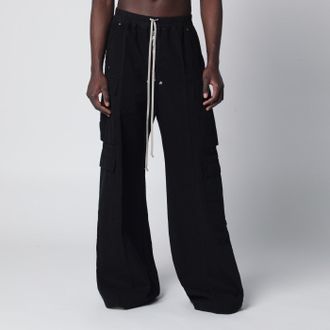 Rick Owens Pantalone Double cargo Jumbo Bela nero