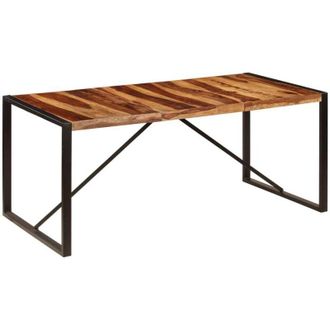 vidaXL Mesa De Comedor 180x90x75 Cm Madera Maciza De Acacia Vidaxl