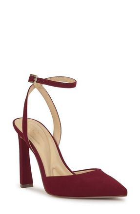 Jessica Simpson Ocanna Ankle Strap Pointed Toe Pump in Granada at Nordstrom, Size 5.5