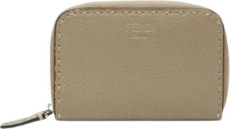 Fendi Pre-owned Wallets, female, Gray, Size: ONE SIZE Pre-owned Leather Wallet