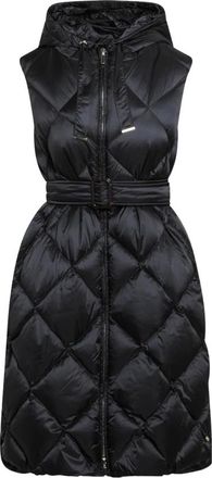 Max Mara Dames, Jassen, Zwart, Maat: 4XS Leer