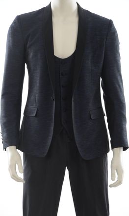 Dolce & Gabbana Heren Blauw MARTINI Slim 2-Delige Blazer