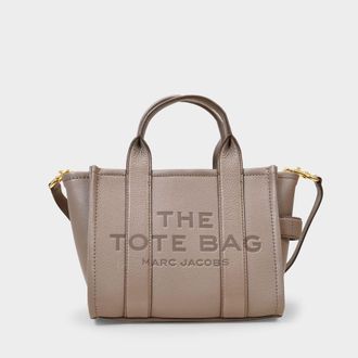 Marc Jacobs De kleine draagtas - - Leer - Cement