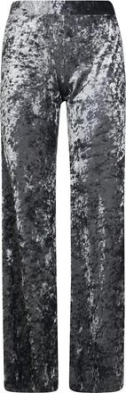 Forte_Forte Stretch Fluweel Broek - Dames - Straight fit broeken - Veelkleurig - S - Broeken