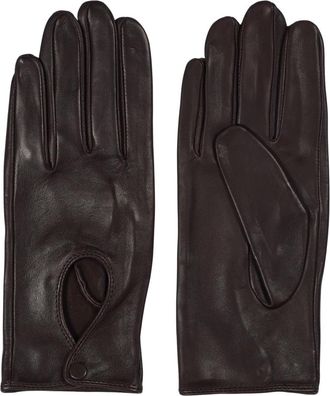 Howard London Emelie Leren Handschoenen - Dames - Handschoenen - Bruin - 8 IN - Leer - Accessoires
