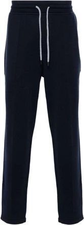 Brunello Cucinelli Blauwe Broek voor Mannen - Heren - Sweatpants - Blauw - S - Broeken