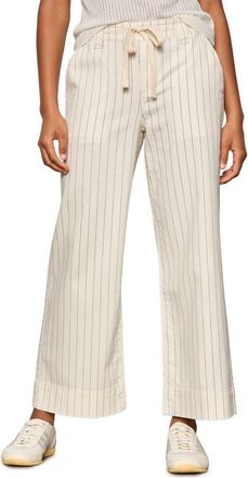 Sanctuary Lily Stripe Ankle Crop Pants in Setting Sun Stripe at Nordstrom, Size 27