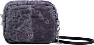 AGL Symon Lapin & Lambskin Clutch