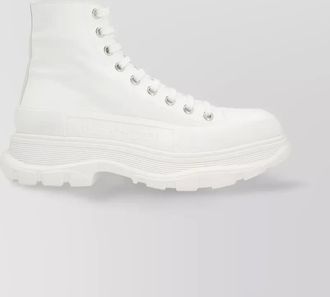Alexander McQueen canvas high-top sneakers