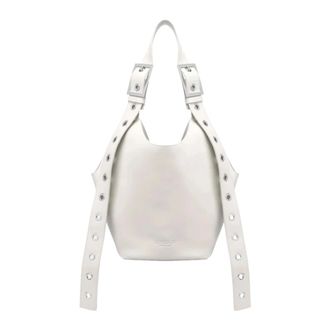 Dondup Shoulder Bags, female, White, Size: ONE SIZE Small Hobo