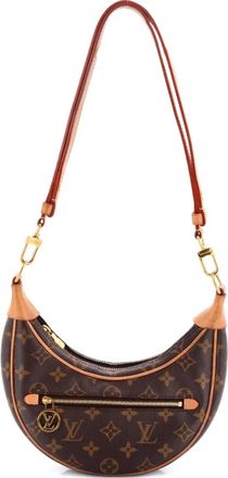 Louis Vuitton Loop Handbag Monogram Canvas hobo bag - Bruin