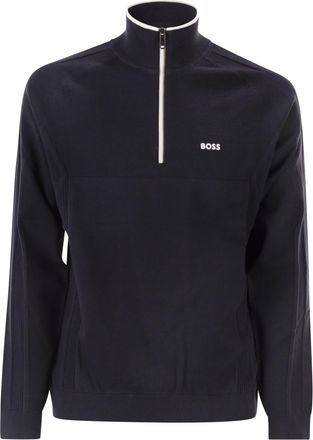 HUGO BOSS Boss Green regular fit overhemd van regeneratief katoen met technische details