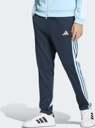 adidas Sporthose ADIDAS SPORTSWEAR HOUSE OF TIRO COLORS OF, HOHER BUND, WEITES BEIN, Damen, Gr. 116, N-Gr, night navy, icey blau, hazy beige,, Obermaterial: 