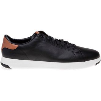 Cole Haan Mens Grandpro Tennis Trainers - Black Leather - Size UK 10