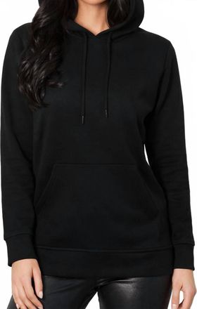 French Kyss Pullover Hoodie Jacket In Black