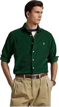 Polo Ralph Lauren Classic Fit Corduroy Shirt Mens Clothing New Forest : 2XL, Corduroy/Cotton