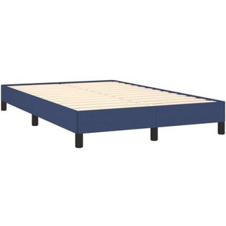 vidaXL Estructura de cama sin colchón tela azul 120x190 cm vidaXL