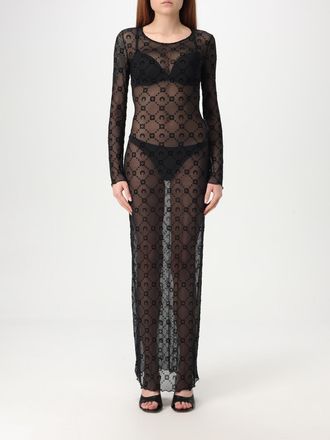 Marine Serre Abito Marine Serre in jersey con logo