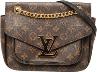 Louis Vuitton Pre-owned Passy PM - Dames - Vintage Schoudertas - Bruin - ONE Size - Leer - Vintage