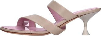 3Juin Sandalen Beige - Dames - Muiltjes - Beige - 38 1/2 EU - Schoenen