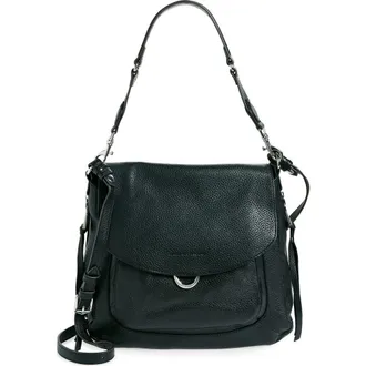 Aim&eacute;e Legendary Leather Convertible Satchel in Black at Nordstrom Rack