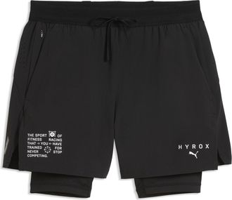 Puma Shorts PUMA x HYROX PWRMODE 2 in 1 da uomo, Accessori, Nero, XXS