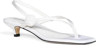 Toteme Slingback Sandal - White