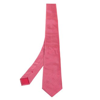 HUGO BOSS Boss By Hugo Boss Red Micro Dot Silk Tie