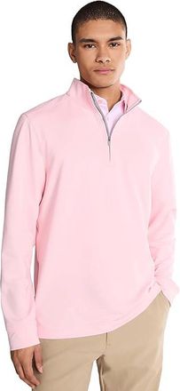 Vineyard Vines Performance Club Quarter-zip Mens Sweatshirt Flamingo : SM, Polyester/Spandex