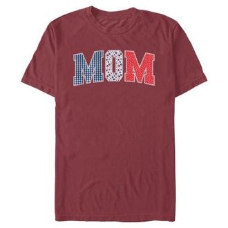 Minnie Mouse Mens Minnie Mouse Mom Three Collegiate Patterns Graphic T-Shirt in Brick at Nordstrom, Size Xxx-Large