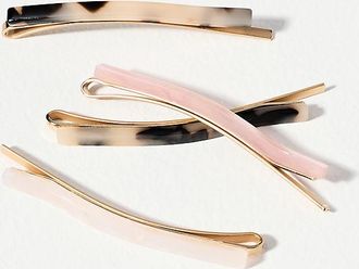 The Hair Edit Marble Hair Pins, Set of 4