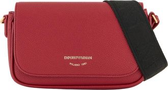 Emporio Armani Crossbodytas - Dames - Schoudertassen - Rood - ONE Size - Leer - Tassen