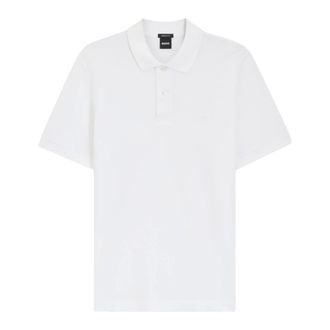HUGO BOSS Tops, Heren, Wit, XL, Katoen, Polo Pallas