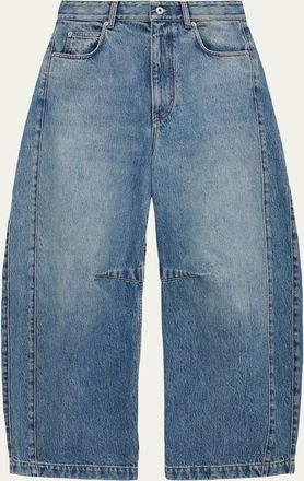 Loewe Mid-Rise Barrel-Leg Jeans